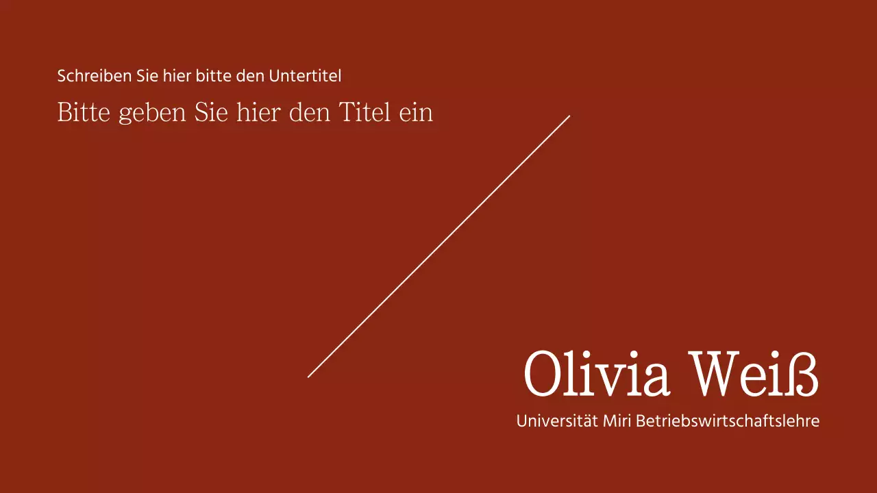 Foto-Layout in Burgunderrot