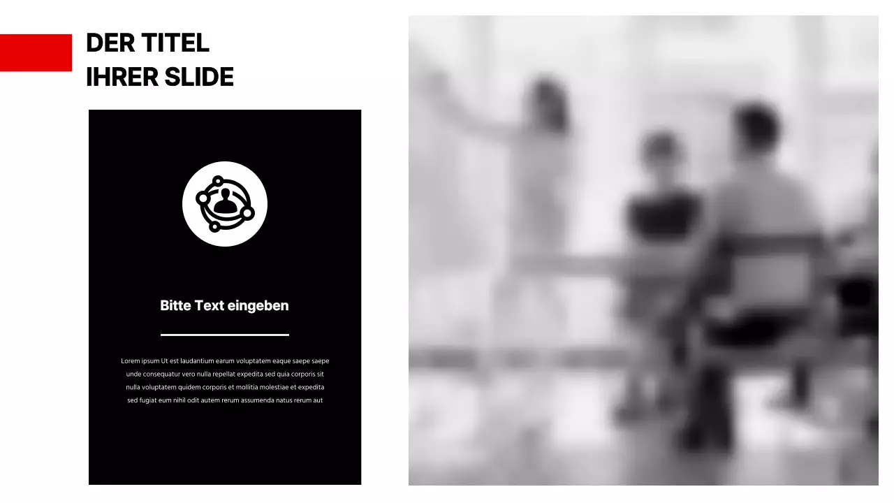 Präsentieren auf einer Geschäftssitzung