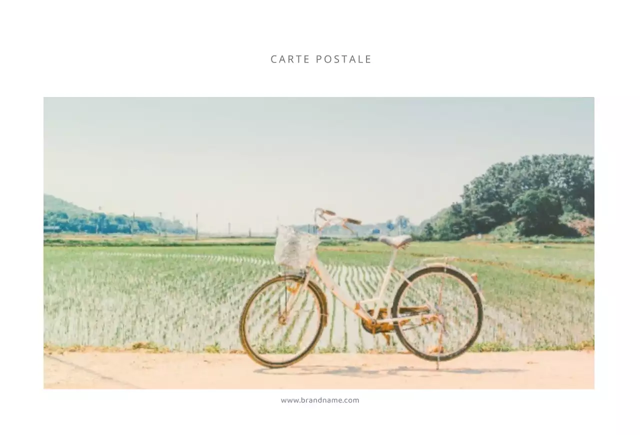 Carte postale simple avec photo Carte postale