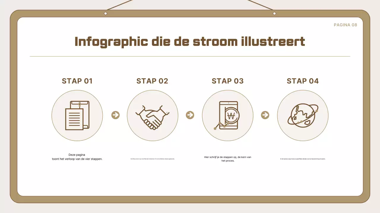 Gids voor Beige Eenvoudige Presentatie