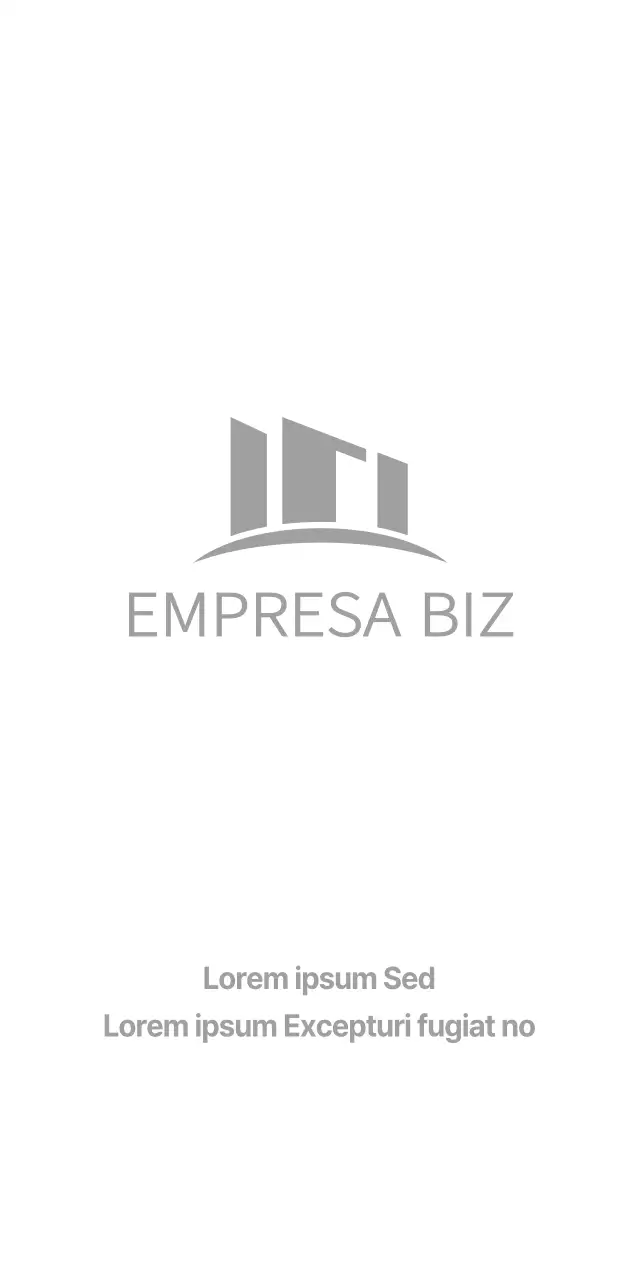 Concepto corporativo empresarial con logotipo de líneas nítidas