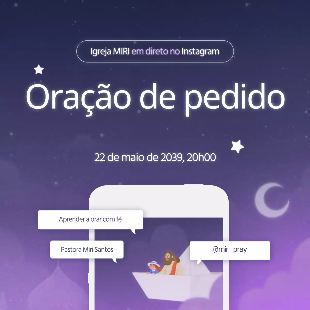Grupos de oração em linha