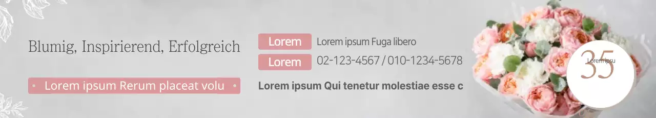 Blumig, Inspirierend, Erfolgreich