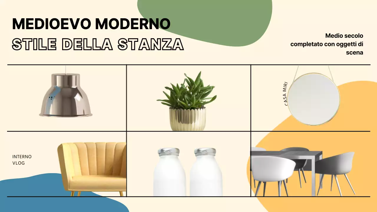 Tour delle stanze in stile midcentury moderno dai colori vivaci YouTube thumbnail