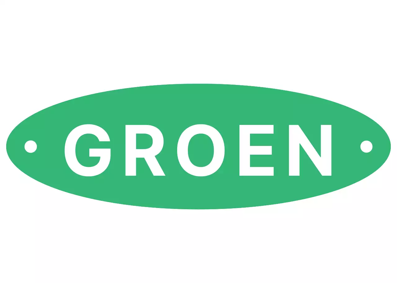 Green Simple Typo Merchandise Hoed