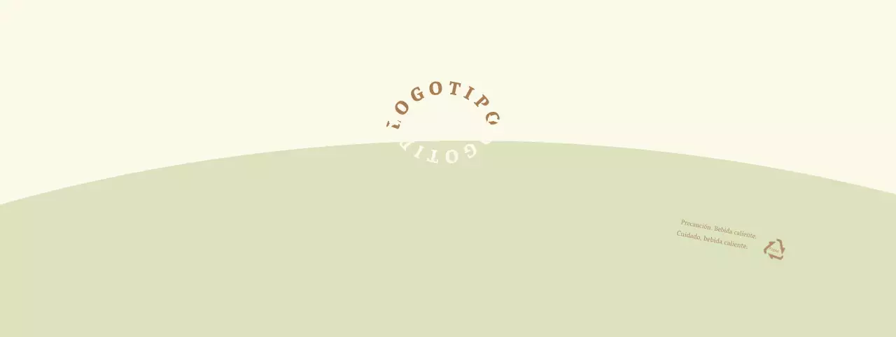 Letra redonda verde amarilla