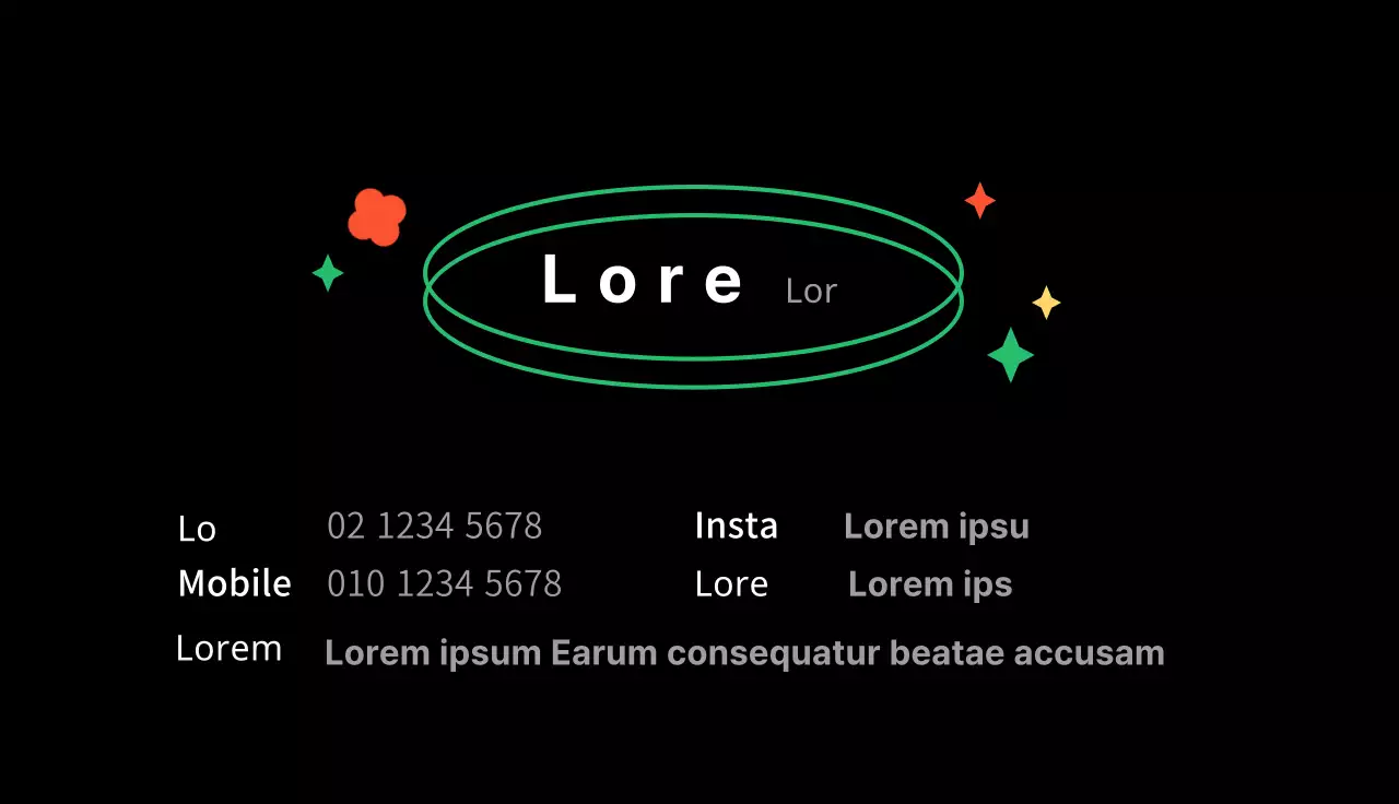 Carte de visite illustrée d'un magasin général