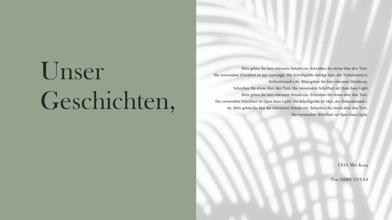 Präsentationen der Marke