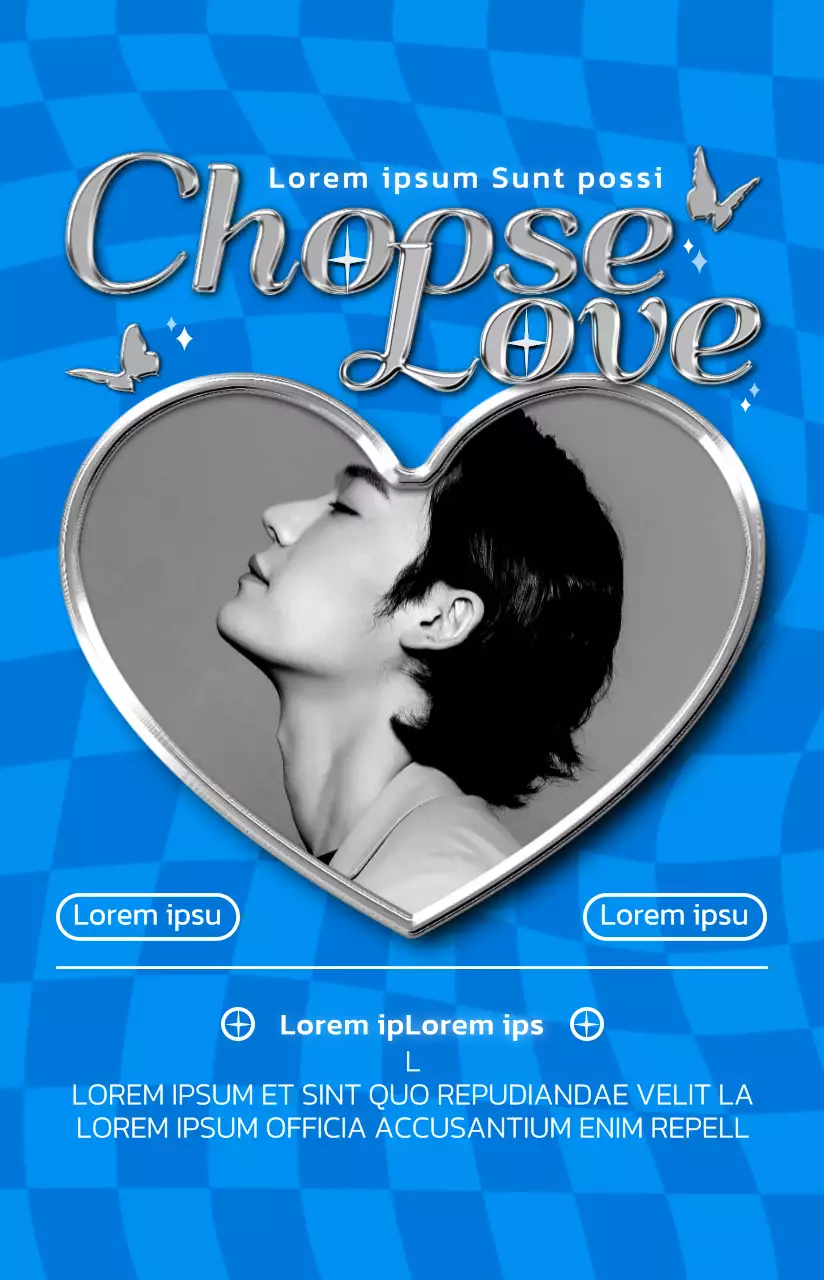 Cadre photo simple et branché à effet métallique argenté pour des articles personnalisés