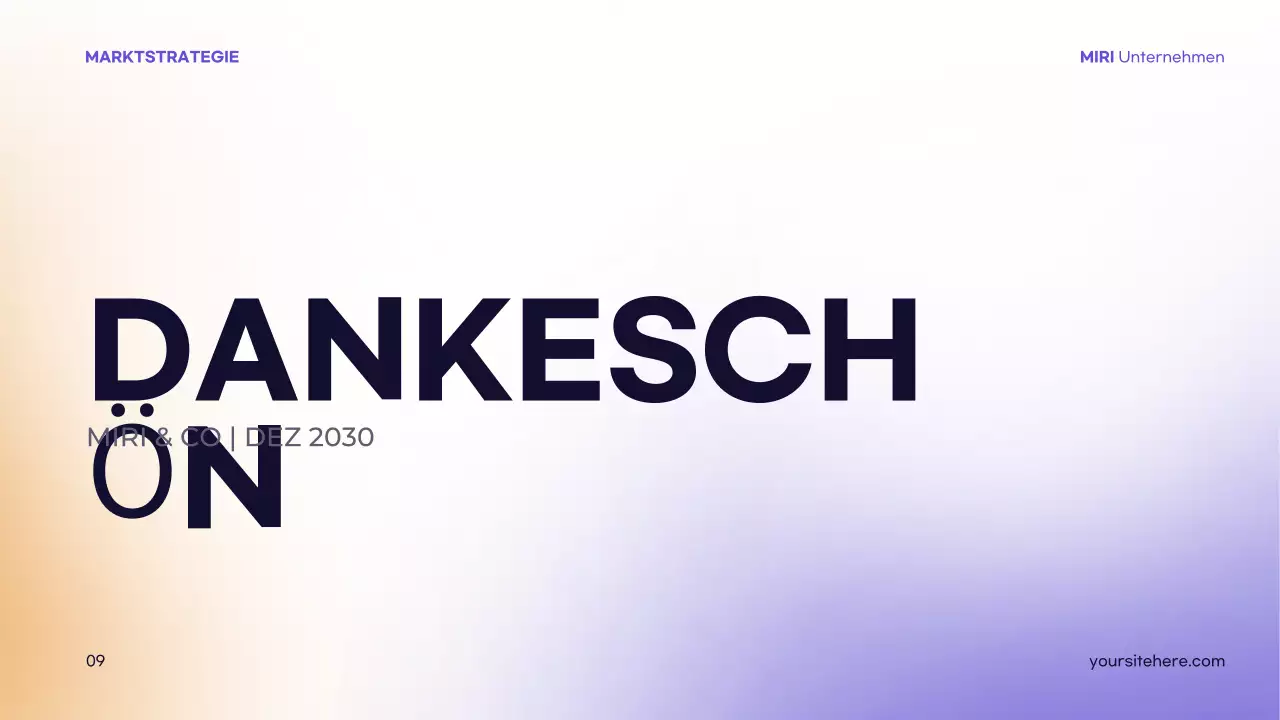 lila moderne Strategie Präsentation