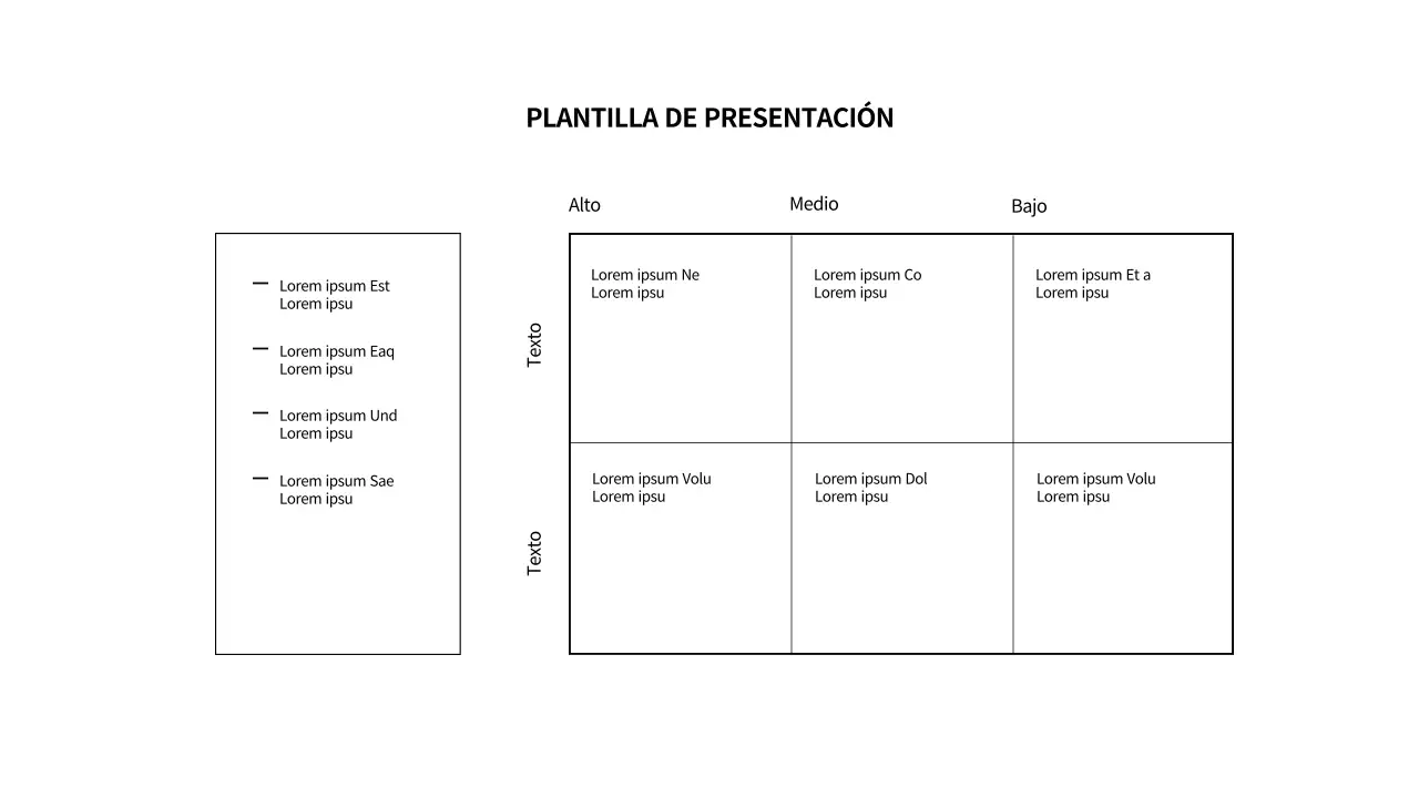 Formas negras sencillas