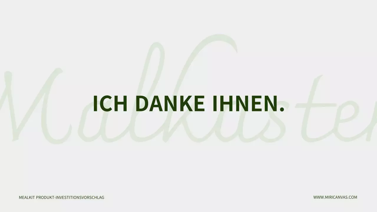 Investitionsvorschläge für graue Mühlenprodukte in grün