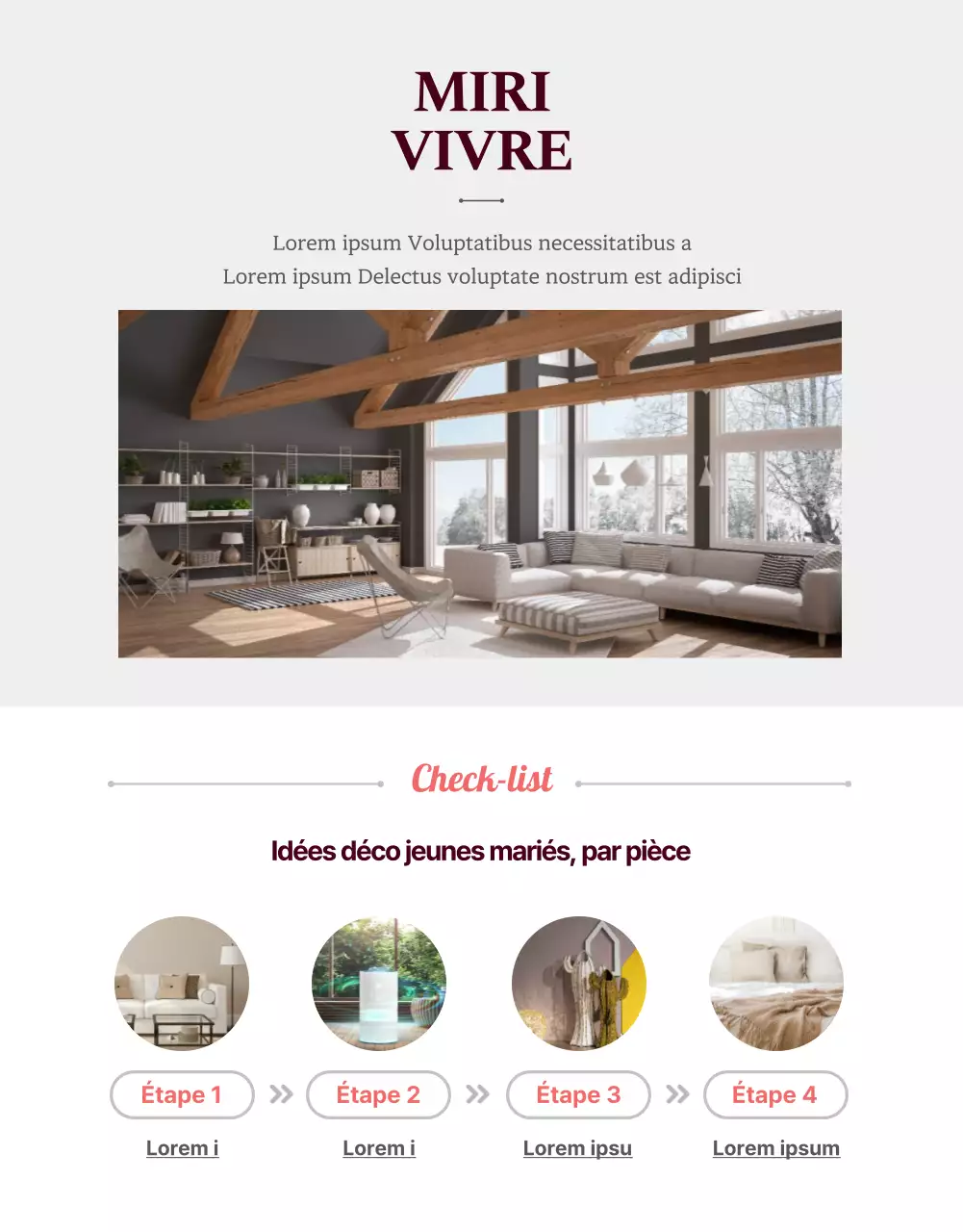 Exposition spéciale Pink Mood Living Meubles, appareils électroménagers et décoration d'intérieur