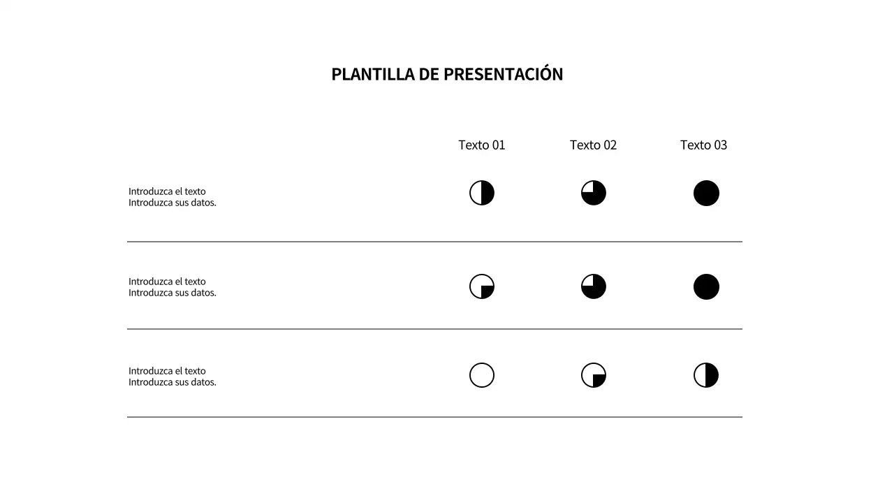 Formas negras sencillas