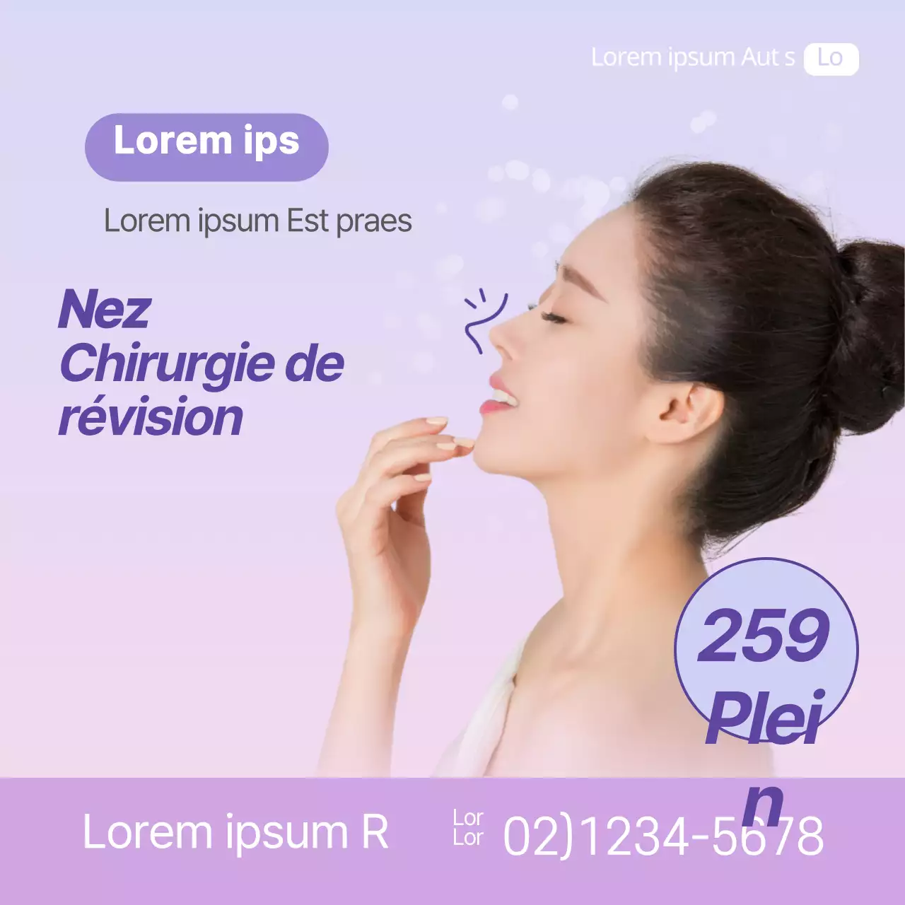 Promotions de la chirurgie plastique