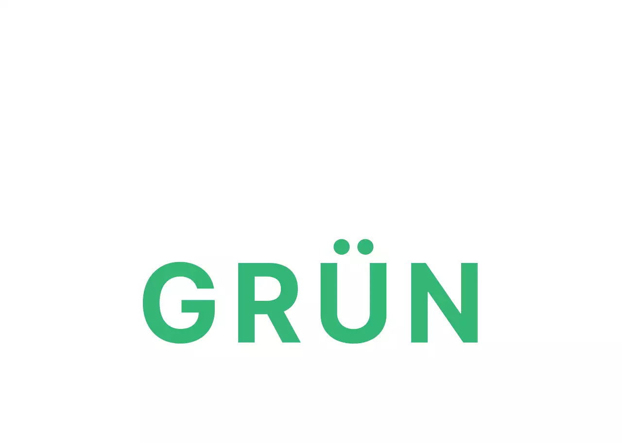 Grün Einfach Typo Merchandise Hut
