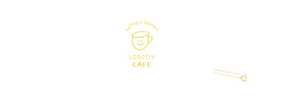 Weiß-gelbe handgezeichnete Illustration