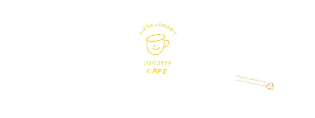 Weiß-gelbe handgezeichnete Illustration