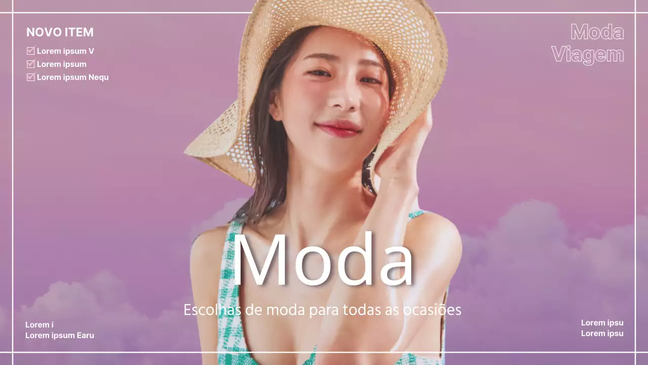 Howl, um artigo de moda lilás, limpo e sentimental