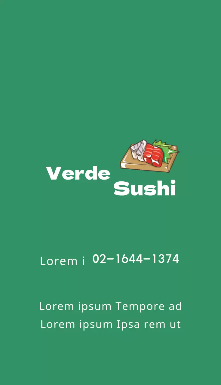 Sushi verde