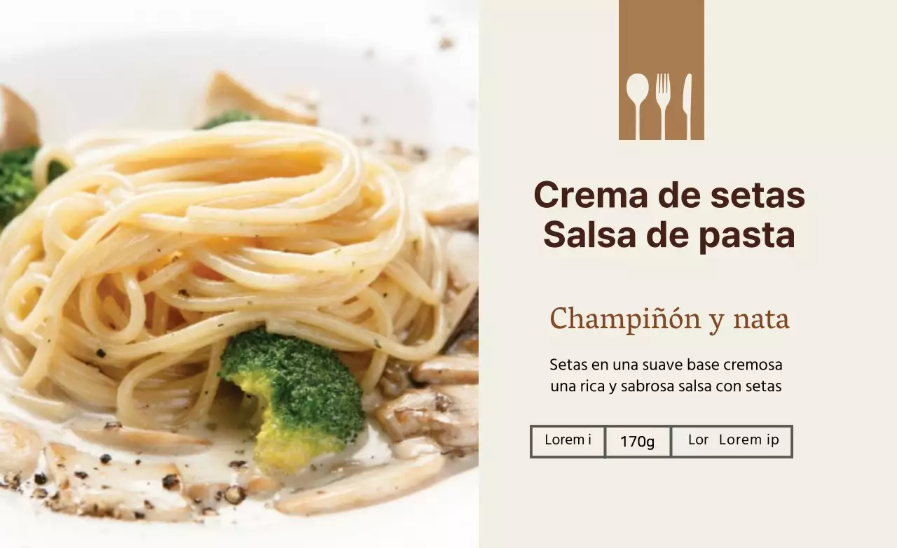 beige fotografía resaltar comida nata salsa de pasta