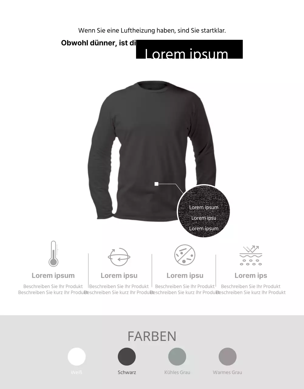 Luftwärmefieber innerhalb