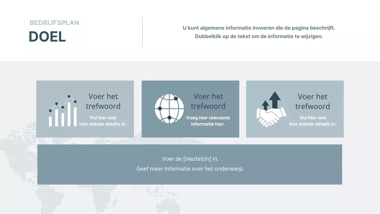 Presentatie ondernemingsplan in marine