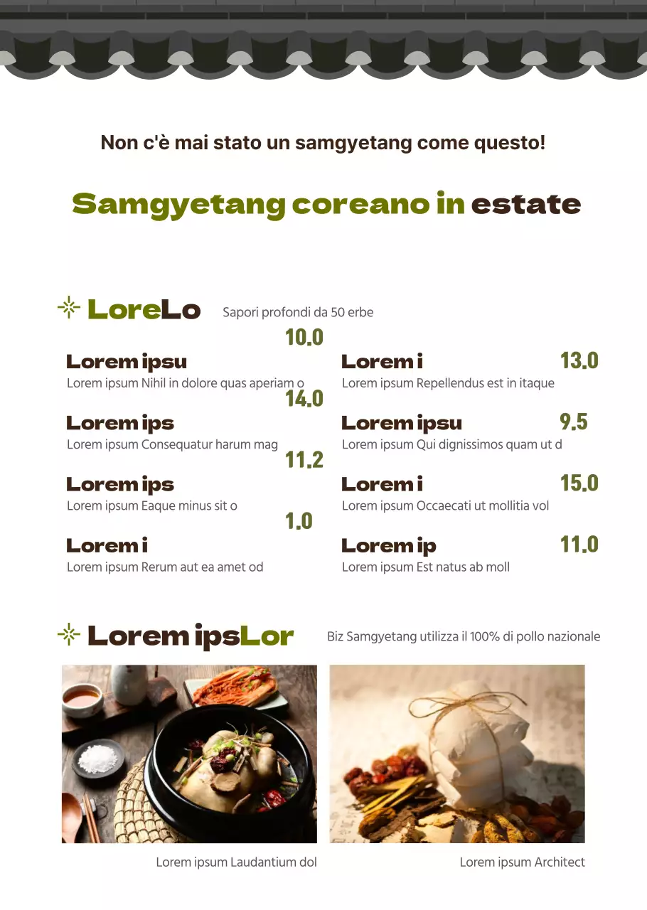 Tabelloni del menu giapponese con utensili e decorazioni tradizionali