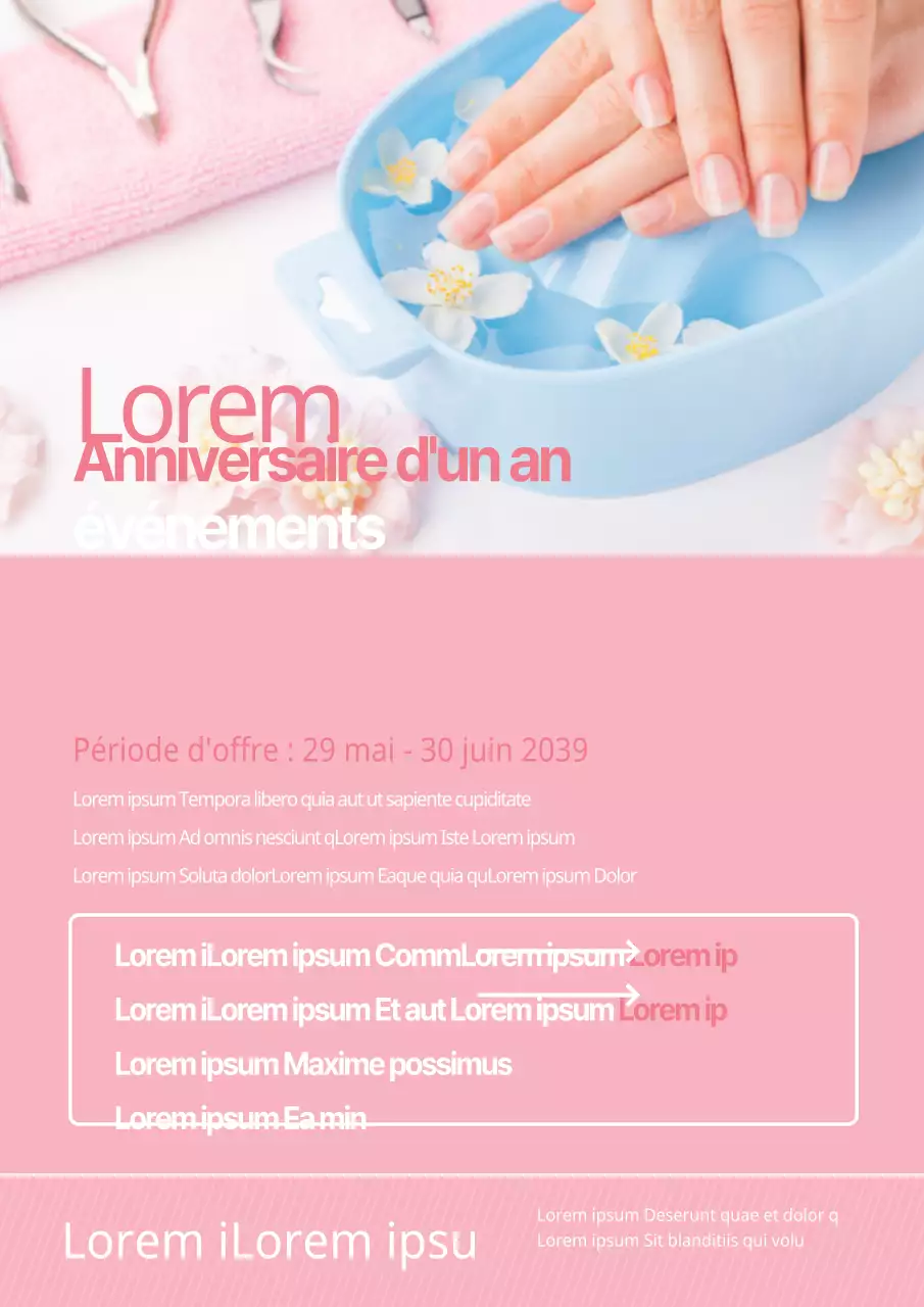 Evénement du 1er anniversaire de Nail