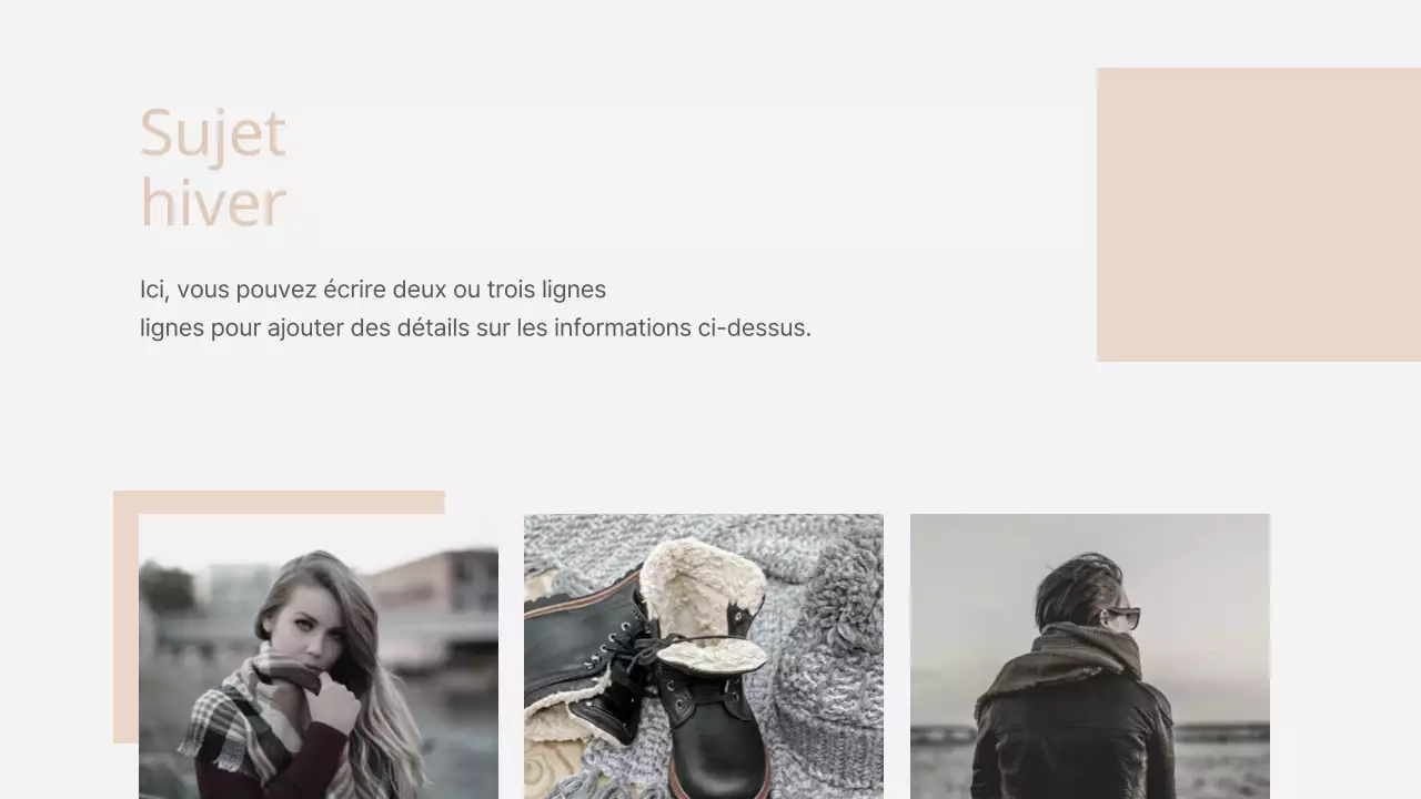 Conception de présentations scolaires