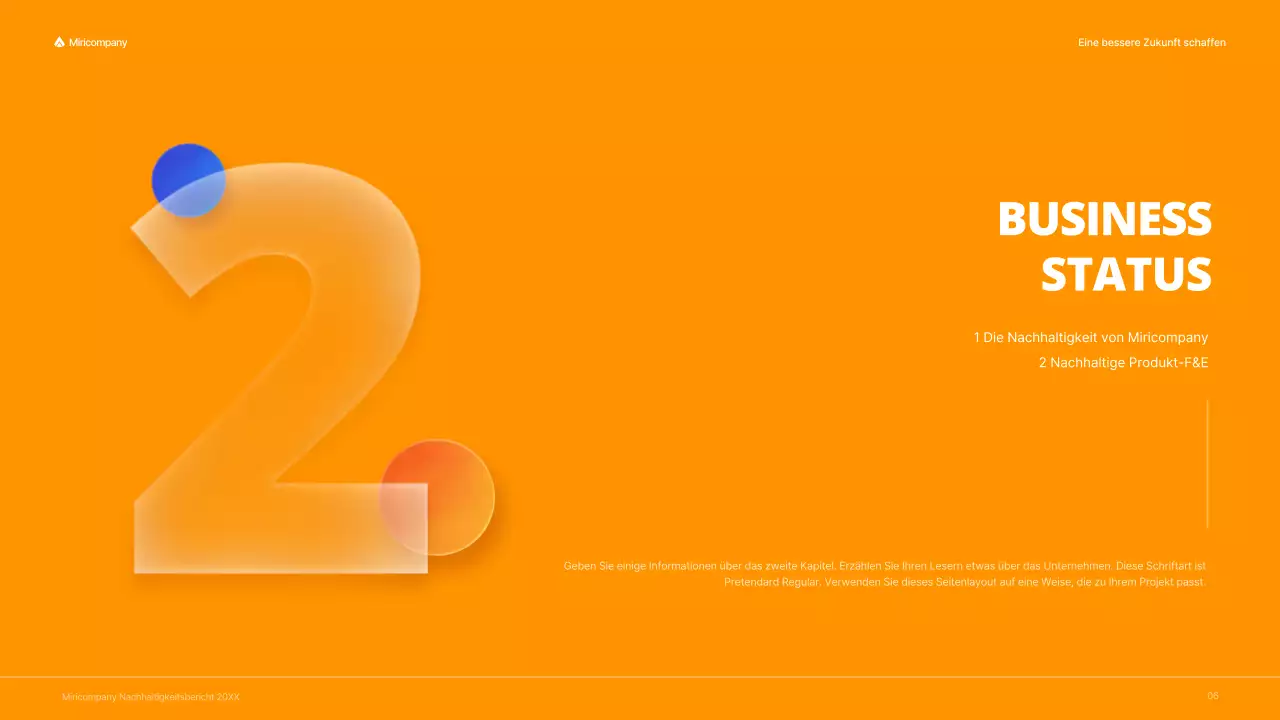 ESG-Unternehmensbericht mit rotem, buntem Konzept