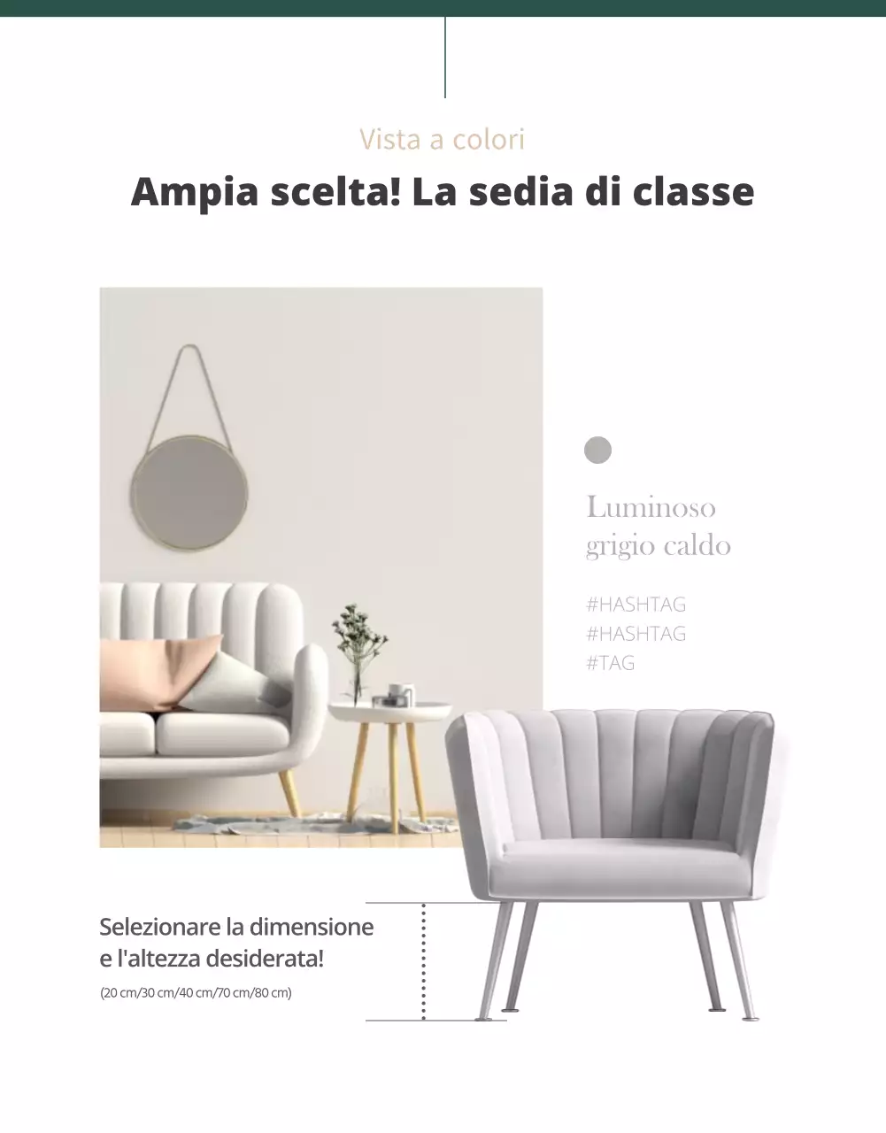 Pagina di dettaglio dei mobili