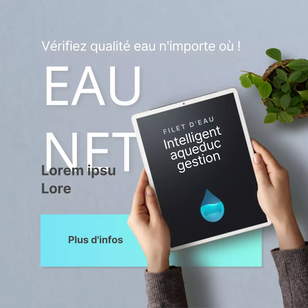 Eau du robinet salubre