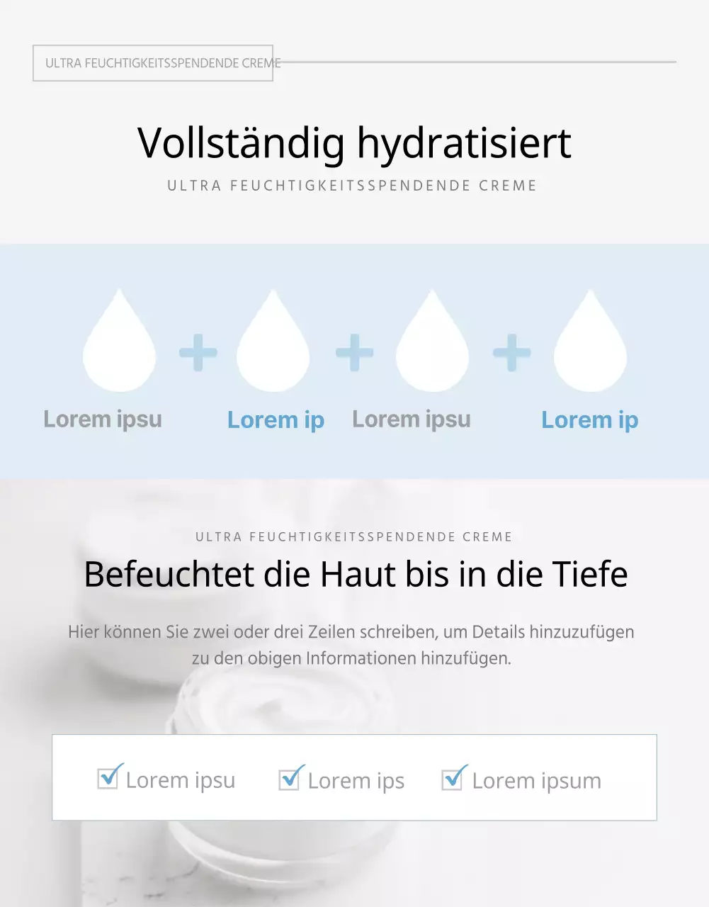 Kosmetika Detailseite