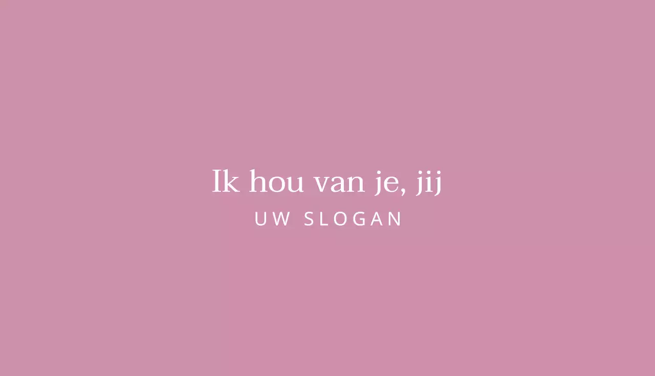 Ik hou van je, jij