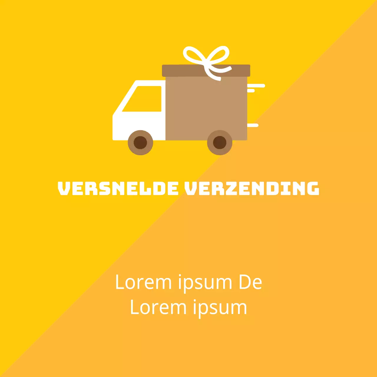 Versnelde verzending