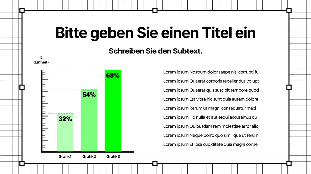 Einfache Karten in Schwarz und Neonfarben
