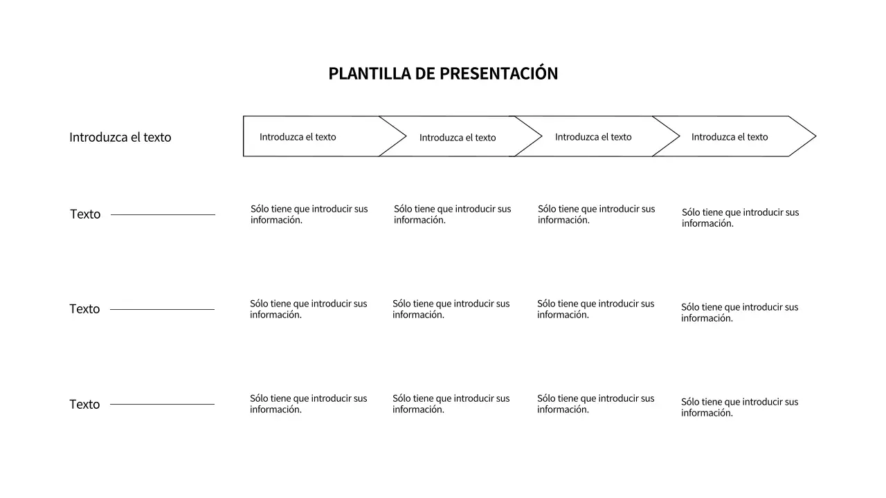 Formas negras sencillas