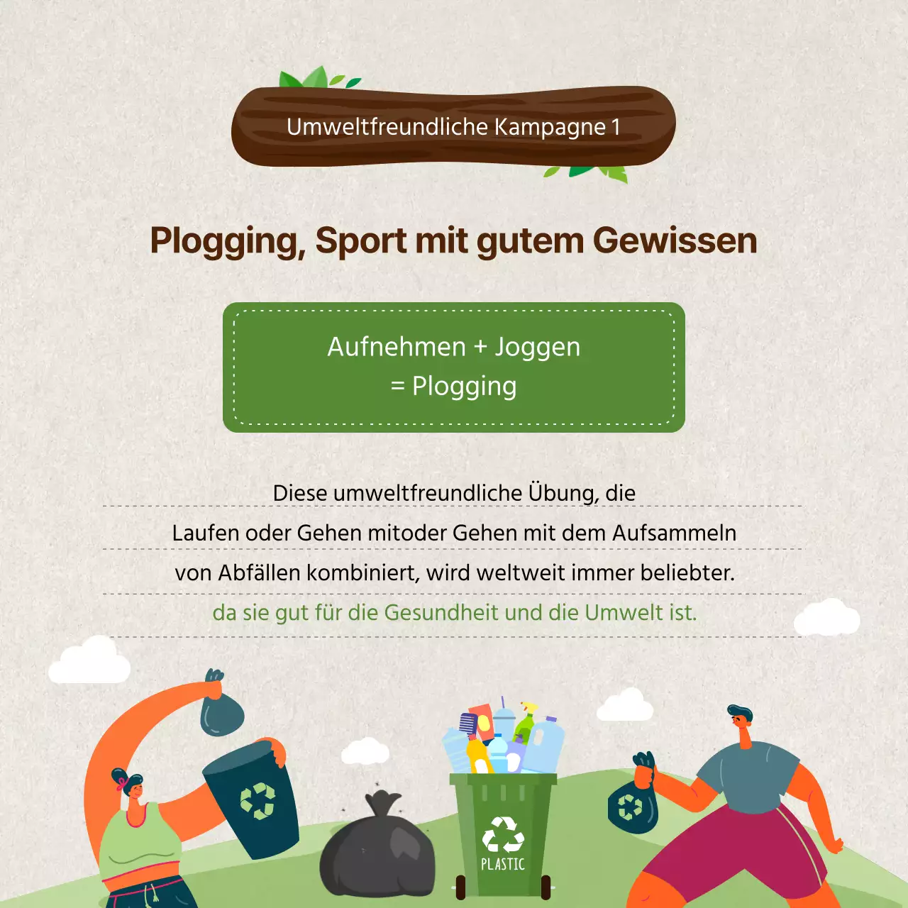 Illustration Highlight ESG-Management Einführung in grünes Marketing