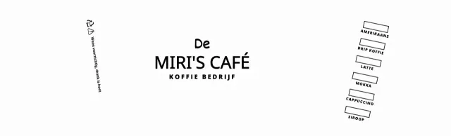 Eenvoudig tekstlogo in zwart en oranje