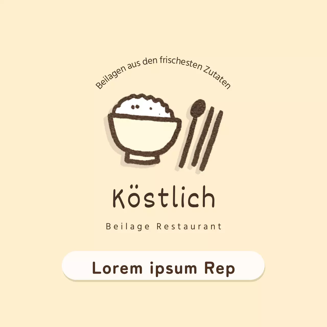 Niedliche Delikatessen-Aufkleber