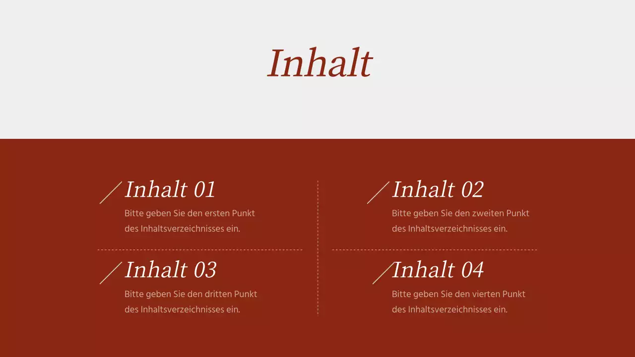 Foto-Layout in Burgunderrot