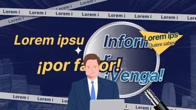 Tema de consulta para abogados en azul marino y amarillo