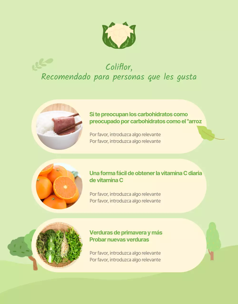 Promover la coliflor natural verde y amarilla descripción