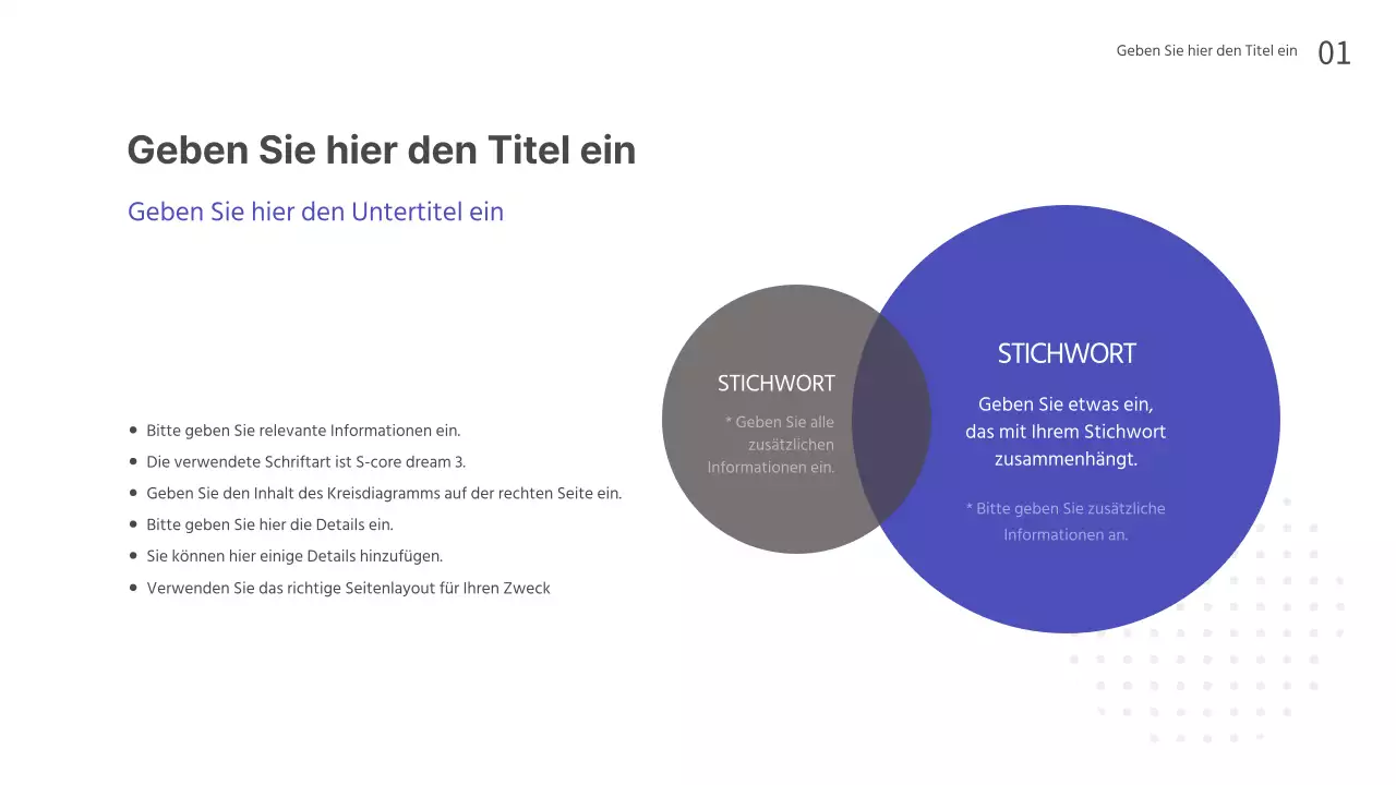Präsentationen für Seminare