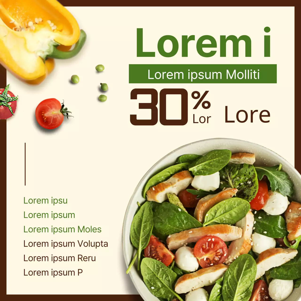 Remise sur les nouvelles boîtes à bento végétaliennes dans les tons vert et marron