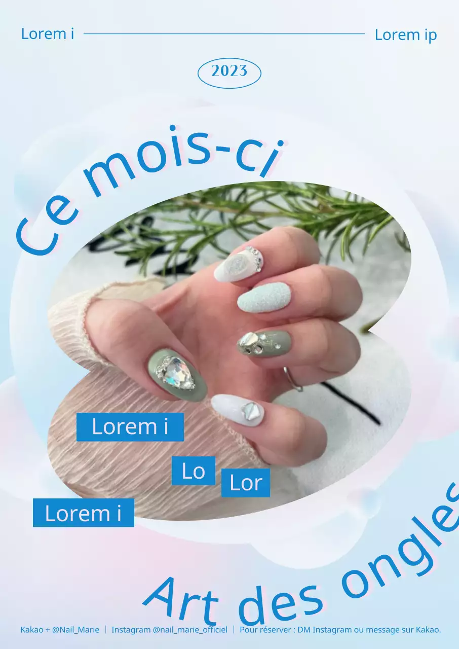 Une affiche promotionnelle sur le clou du mois