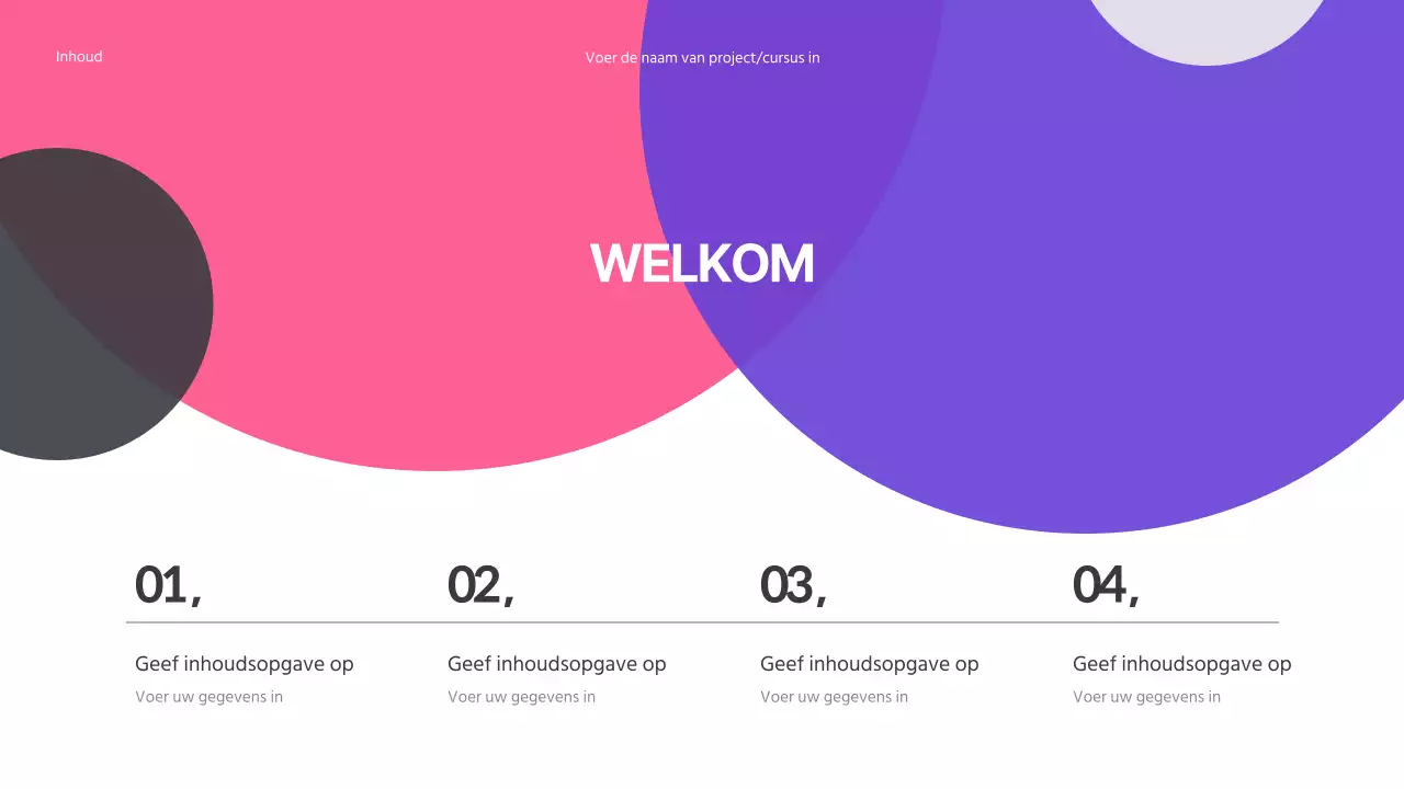 Circulaire presentaties