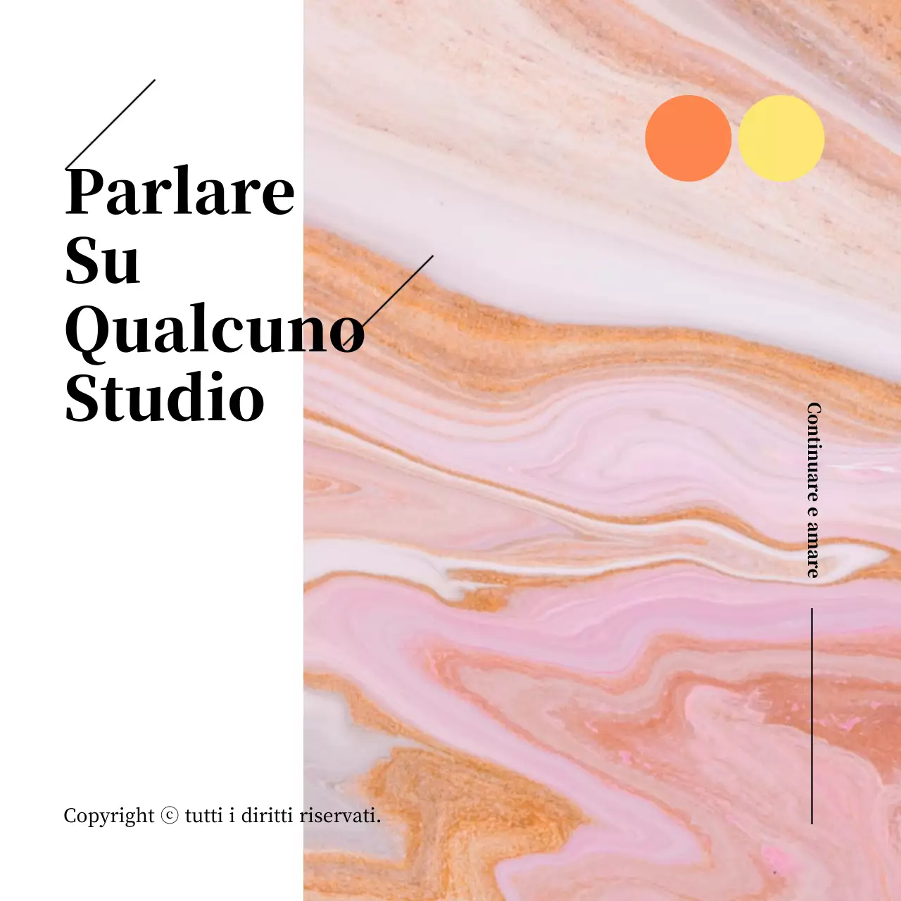 Cartolina di scambio del centro commerciale nei toni del marmo rosa