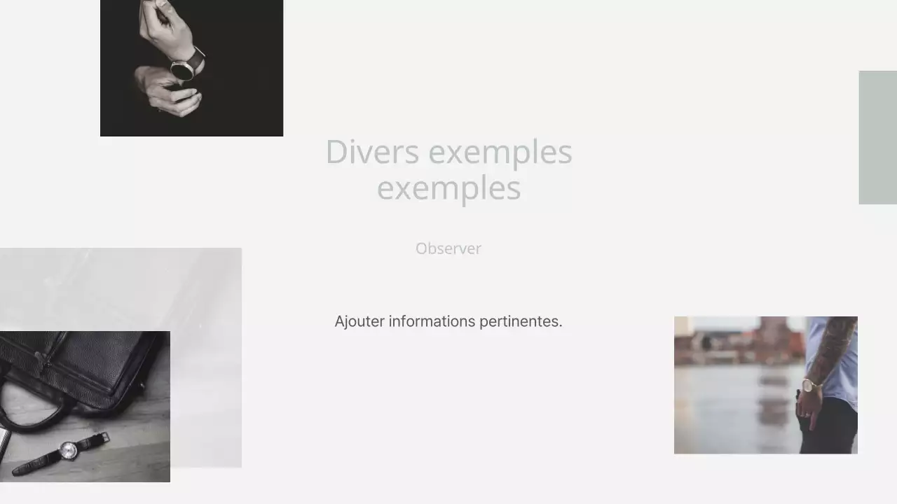 Conception de présentations scolaires